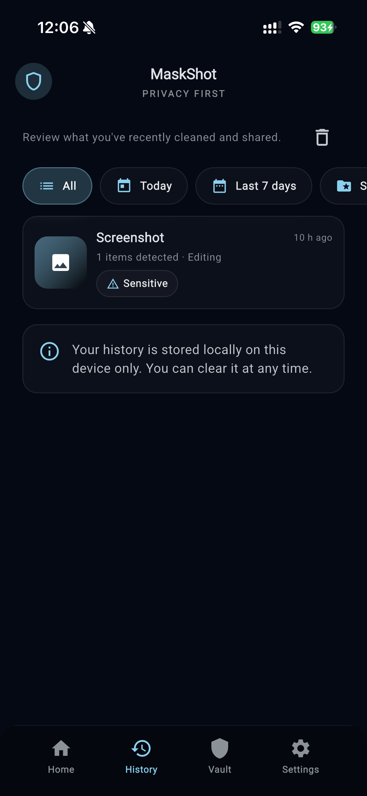 MaskShot — Clean Screenshots Before You Share